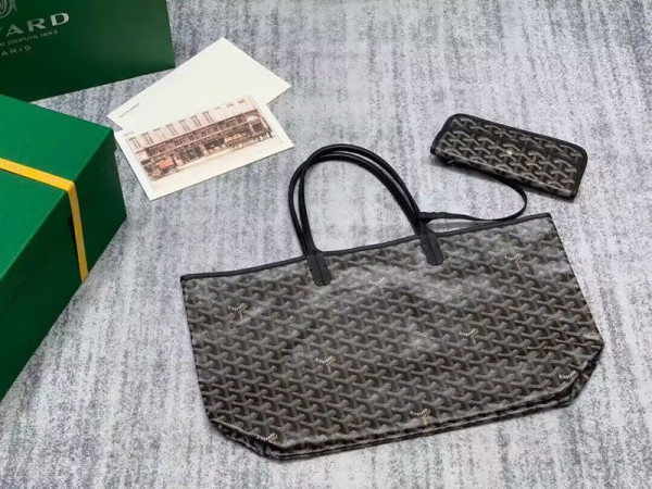 ✨Goyard Leather Black Saint-Louis Bag,40CM - 고야드 블랙 생루이 리버서블백,GYB0070,40CM