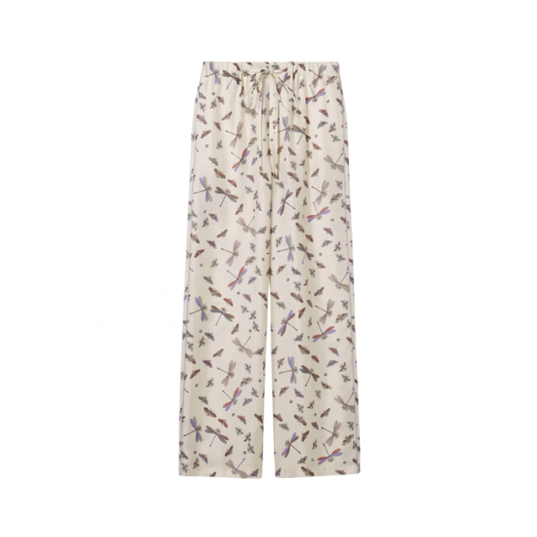 ✨루이비통 여성 프린트 실크 트윌 팬츠- Louis vuitton Womens Printed Silk Twill Pants