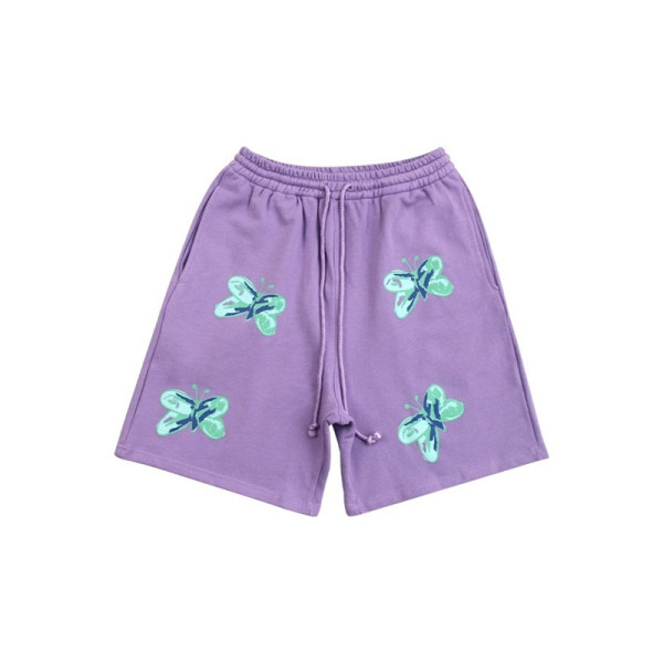 ✨웰던 남/녀 캐쥬얼 퍼플 반바지- Welldone Unisex Purple Half-pants