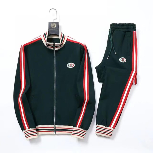 ✨[구찌]Gucci 2023 Mens Logo Casual Training Clothes - 구찌 2023 남성 로고 캐쥬얼 트레이닝복 Guc03272x.Size(m - 3xl).블랙