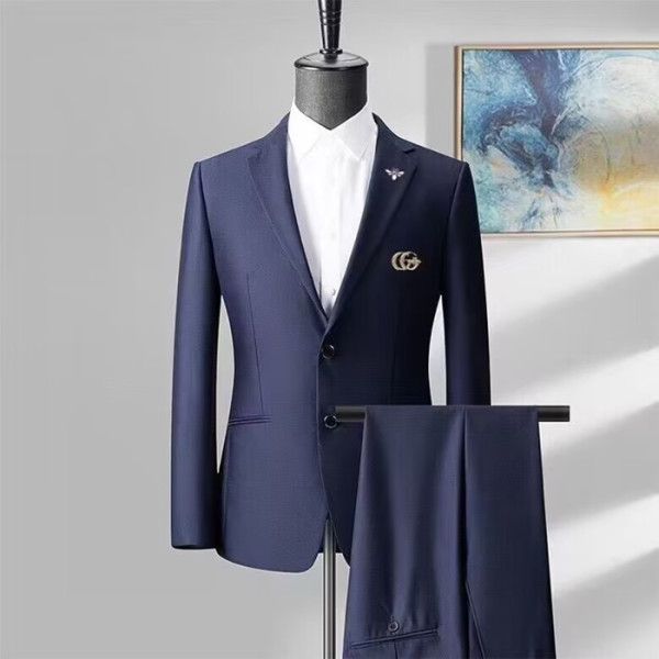 ✨[구찌]Gucci 2023 Mens Business Cashmere Suit Jackets&Slacks - 구찌2023 남성 비지니스 캐시미어 재킷&슬랙스 Guc02036x.Size(m - 3xl).네이비