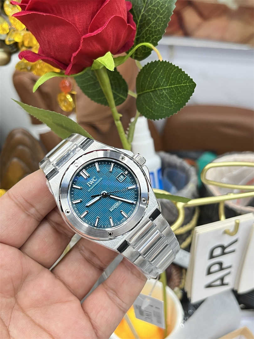 IWC Ingenieur Replica Blue Dial Watch – 40mm V7 Factory Automatic - Image 2
