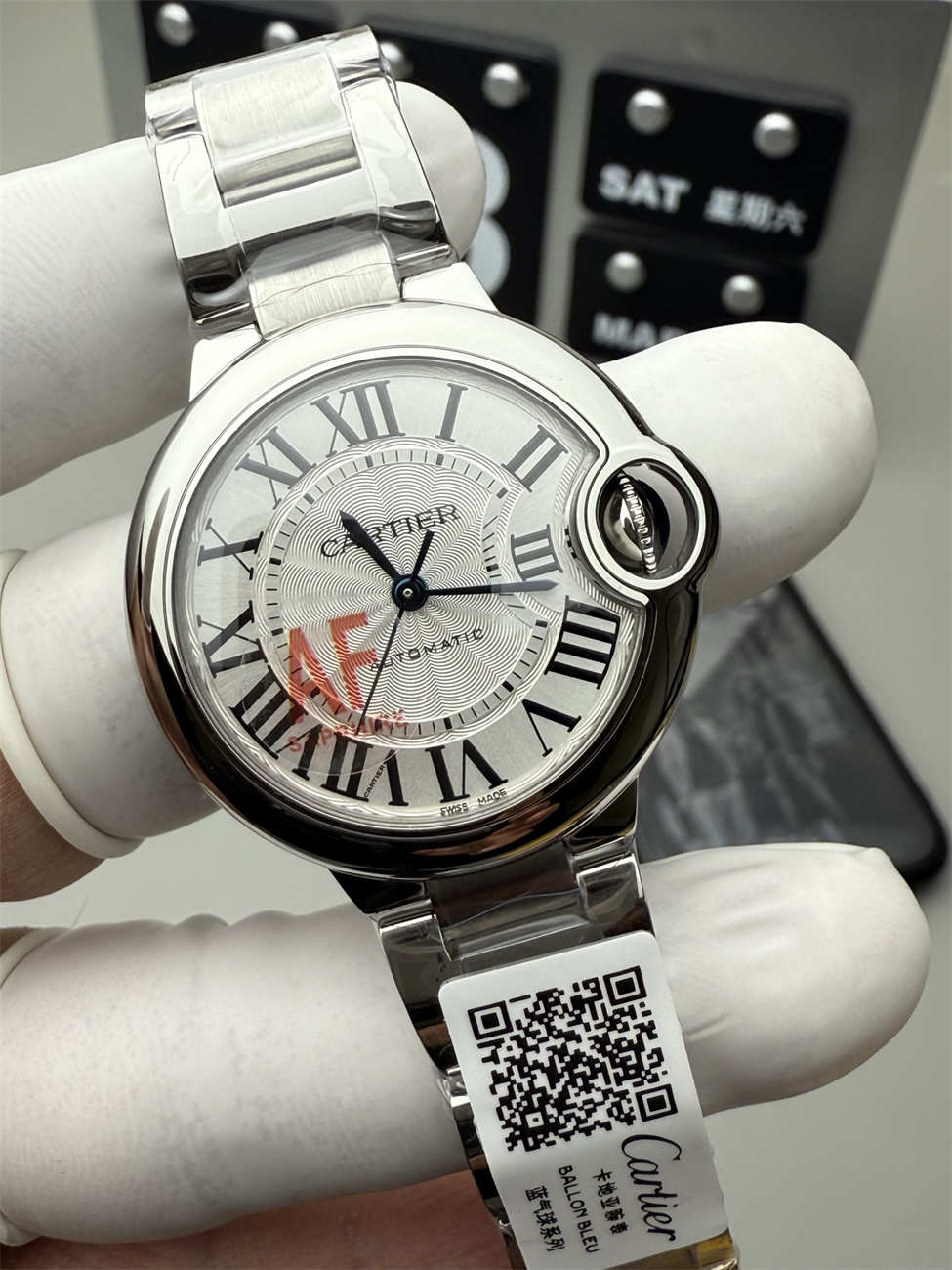 AF 공장 까르띠에 발롱 블루 레플리카 33mm 오토매틱(기계식 무브먼트) - 이미지 2