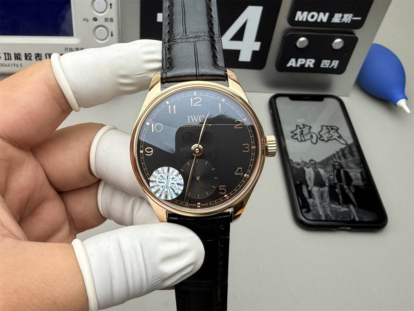 IWC 포르투기저 IW358401 레플리카 – 18K 로즈 골드 오토매틱 워치